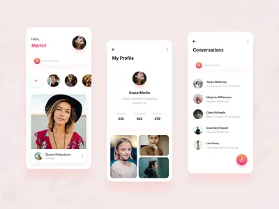 Mobile App mobile app mobile ui profile screen ui uiux user profile