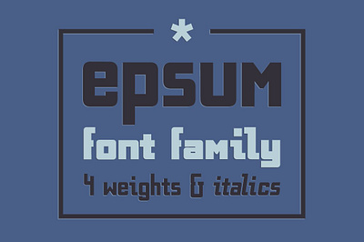 EPSUM Font Family display elegant epsum font family geometric headline modern poster sansserif strong technic title
