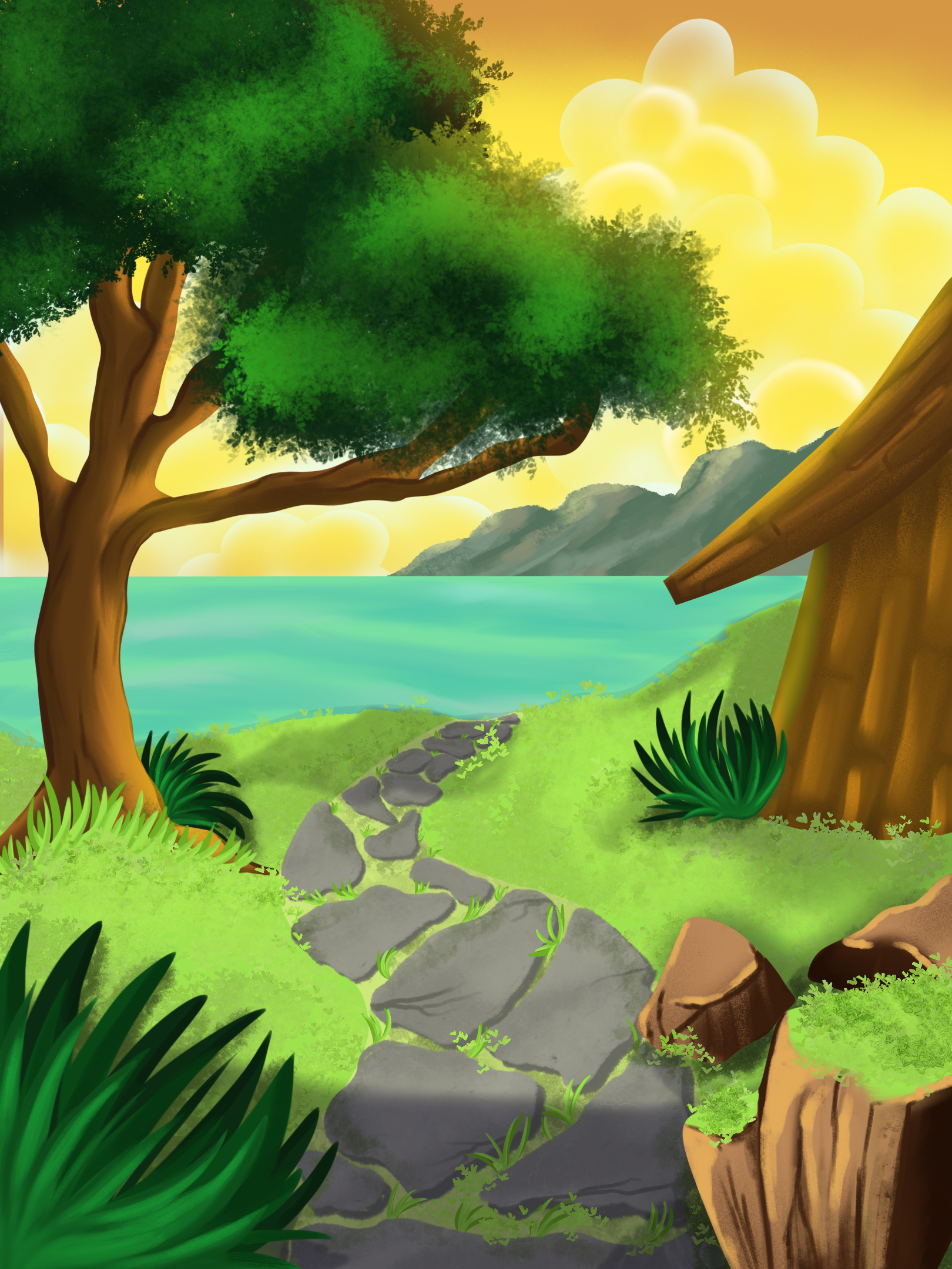 Landscapes animation branding daylandscapes desenho design graphic design illustration landscapes logo motion graphics nightlandscapes vector