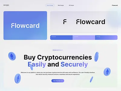 Cryptocurrency platform - Brand design brand design brand identity branding cryptocurrency graphic design logo logo design