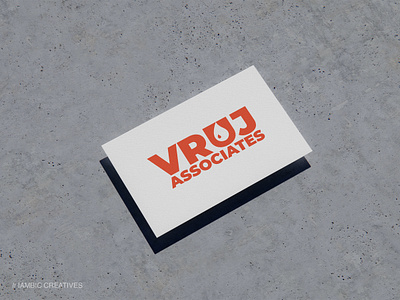 Vruj Associates branding custom logo design graphic design logo logo design minimalist logo