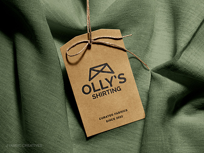 Olly's Shirting branding custom logo design graphic design logo logo design minimalist logo