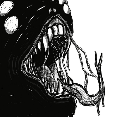 Nightmare monster 3d animation branding desenho design graphic design illustration logo monster motion graphics nightmare nightmare monster sketch vector