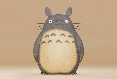 3D totoro 3d illustration 3d totoro 3d totoro blender 3d totoro design totoro totoro design