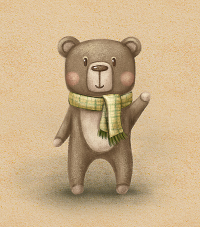 Teddy Bear bear illustration procreate sketch teddy