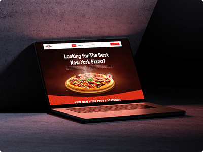 Pizza Delivery Web Site Design business business site design landing page pizza ui webdesign