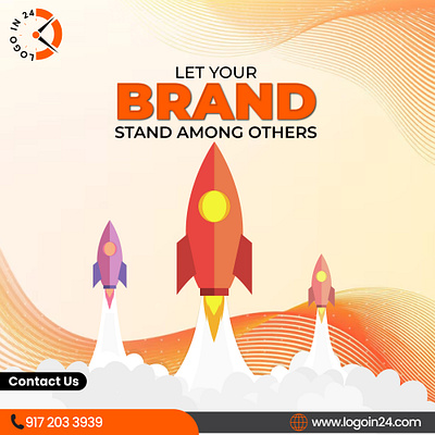 Let your brand stand among others among brand branding design graphic design grid icon identity illustration logo logoin24 others pattern stand ui