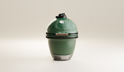 Big green egg Blender model and render 3d 3d art 3d model bbq blender branding cycles design graphic design green green egg illustration industrial design logo photorealistic photorealistic render product product design product render render