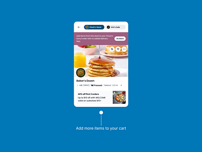 UI Card for adding items to the cart app design figma food delivery food delivery app mobile app mobility uber ui ui design ui kit uiux ux ux design