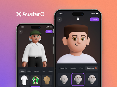 AvatarC app clothing e commerce mobile shop web3