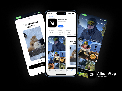 Creative Photo/Album App: iOS/Android UI/UX android app appdesign appdevelopment design developer flutter fullstack ios mobileapps mobileexperience moderndesign ui uiux webapp