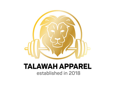 Talawah Apparel logo design branding design graphic design gym identity illustration lion logo logotype mark sport vector