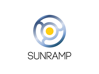 Sunramp logo design branding design graphic design identity illustration logo logotype mark vector