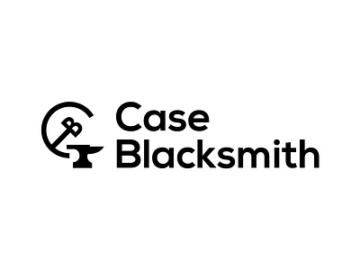 Case Blacksmith logo design branding design graphic design identity illustration logo logotype mark