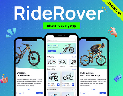 Bicycle Shopping E-commerce Mobile App Case Study app case study app design app ui ux best app designer best ux designer bicycle case study ecommerce app figma minimal ui mobile app product designer sass shopping app ui ui ux case study user interview user research ux design wireframe