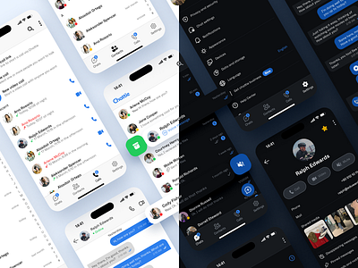 Chattie | Messaging App app chat chatting clean design ios message minimalist ui uiux ux