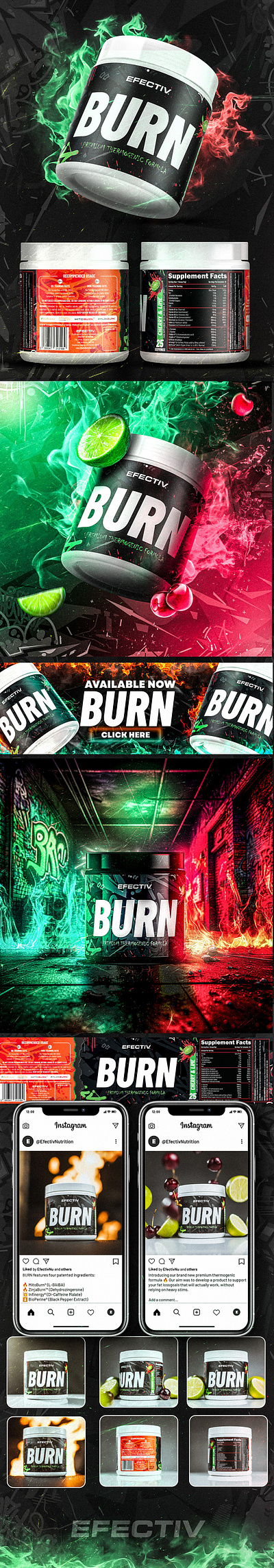 Burn - Pre Workout artwork branding graphic design health illustrator label design packaging photoshop pre workout product design supplements