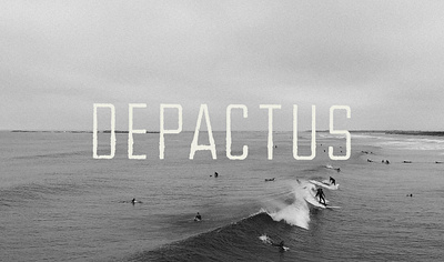 Depactus apparel design art direction brand identity branding graphic design hand done identity illustration logo design printmaking surf type typography