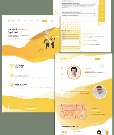 SOLAR COMPONENTS graphic design ui