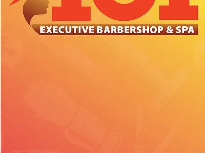 Barbershop and Spa Price List Cover graphic design