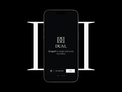 Dual AI ai app artificial intelligence branding design graphic design landing page logo ui ui ux design ux web design website