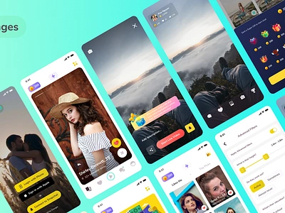 Oranges Dating Mobile App app design creative design showcase ui ui ux