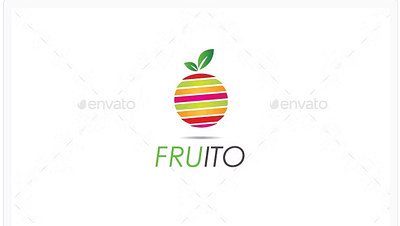 Fruito logo design fruit fruit logo fruit logo design herbal drink
