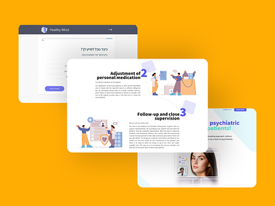 Platform Design for Healthy Mind branding design designer graphic design health healthcare illustration inspiration platform design ui ux web design website