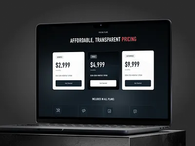 Agency Landing Page - Pricing digital agency
