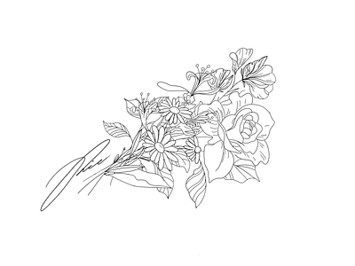 Tattoo design floral tattoo design