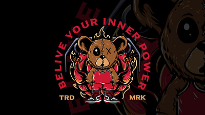 The Bear "Sport Theme" art bear branding design graphic design illustration logo street wear tshirt ui vintage