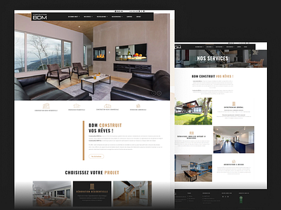 BDM Construction design ui ux website wordpress