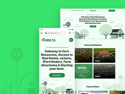 Farm.Ca - Website Redesign visual hierarch