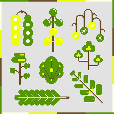 Icons Only 002 - Plants design icon design icon set icons illustration plants ui