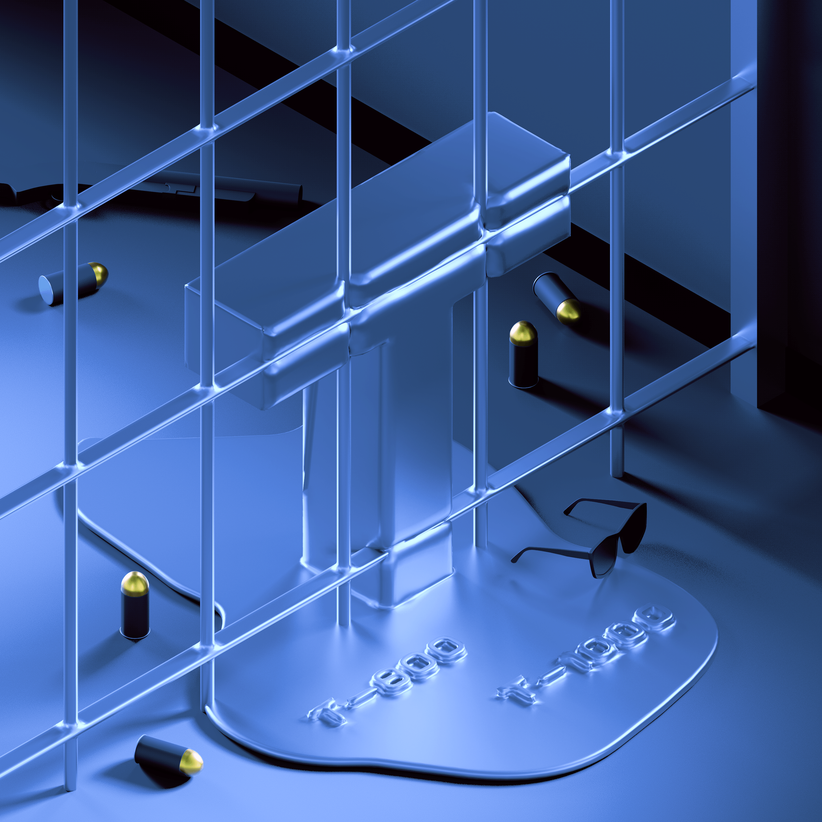 3D Alphabet | ilja Ganitsev 3d alphabet cg cinema cinema4d film illustration metal movie rozov t1000 termonator type visualisation wnbl