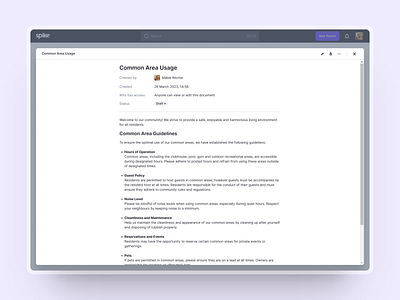 Organise, Create & Edit Your Documents admin dashboard design documentation experience figma graphic design interface management operations product product design property ui ux web