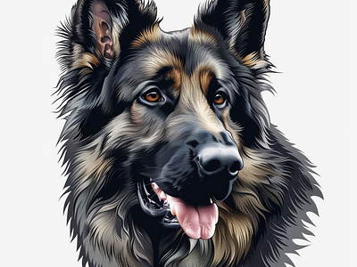 A Shiloh Shepherd Dog Head And Neck Vector ai aiart aiartwork bulk t shirt design custom shirt design custom t shirt design design graphic design illustration merch design midjourney midjourneyai photoshop t shirt design typography t shirt design vector vectorart vectore illustration vectors