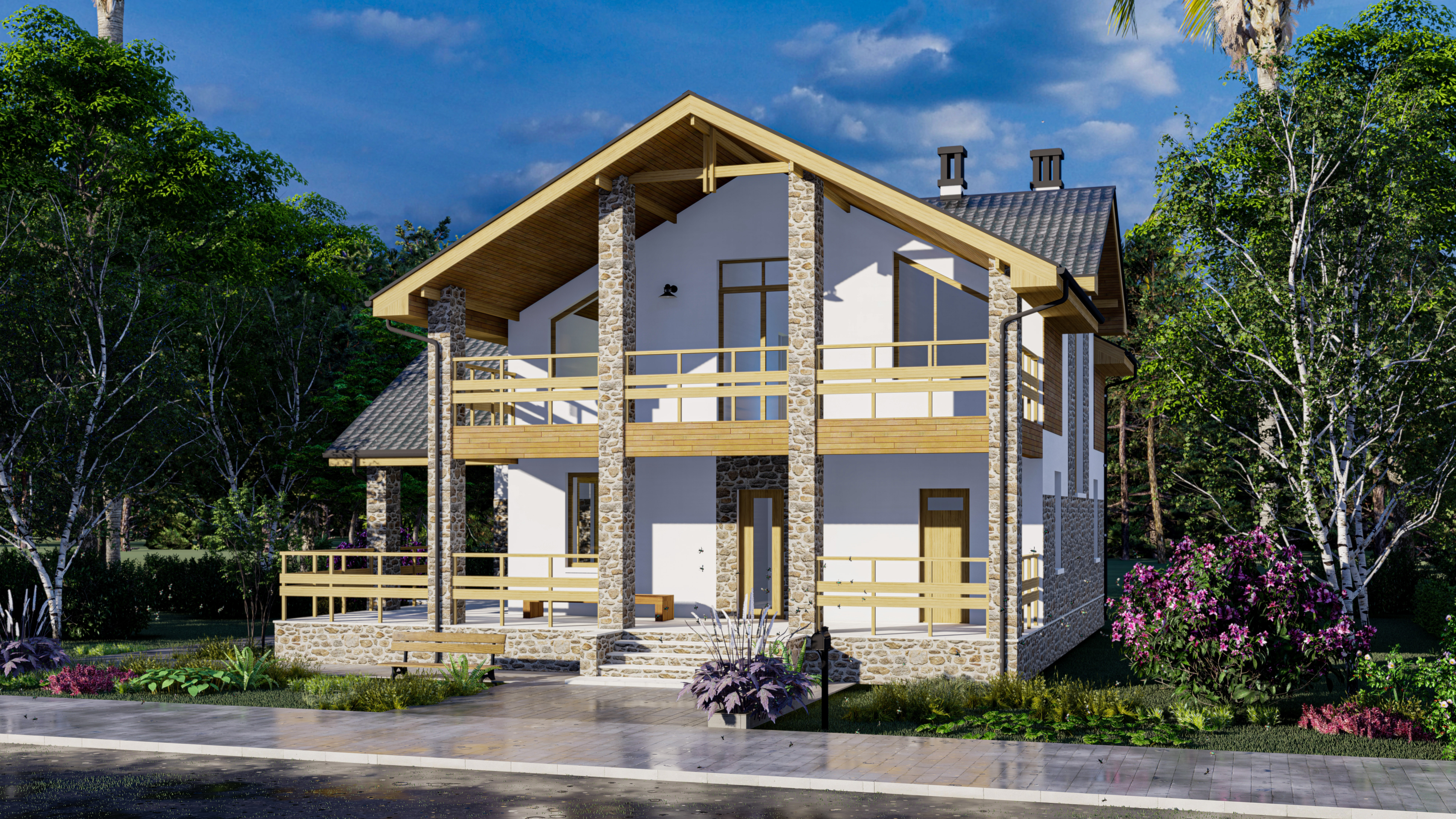 Example of 3D Exterior Render 