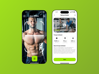Sport app appdesign appuiux design figma gym gym app product design sport sport app ui uiappdesign uidesign uiux uiuxdesign user interface uxui طراحیui
