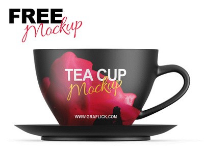Free Tea Cup Mockup freebies mockup