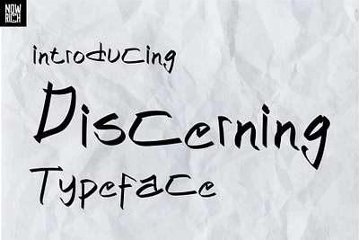 Discerning Typeface blackboard blackletter branding calligraphy font