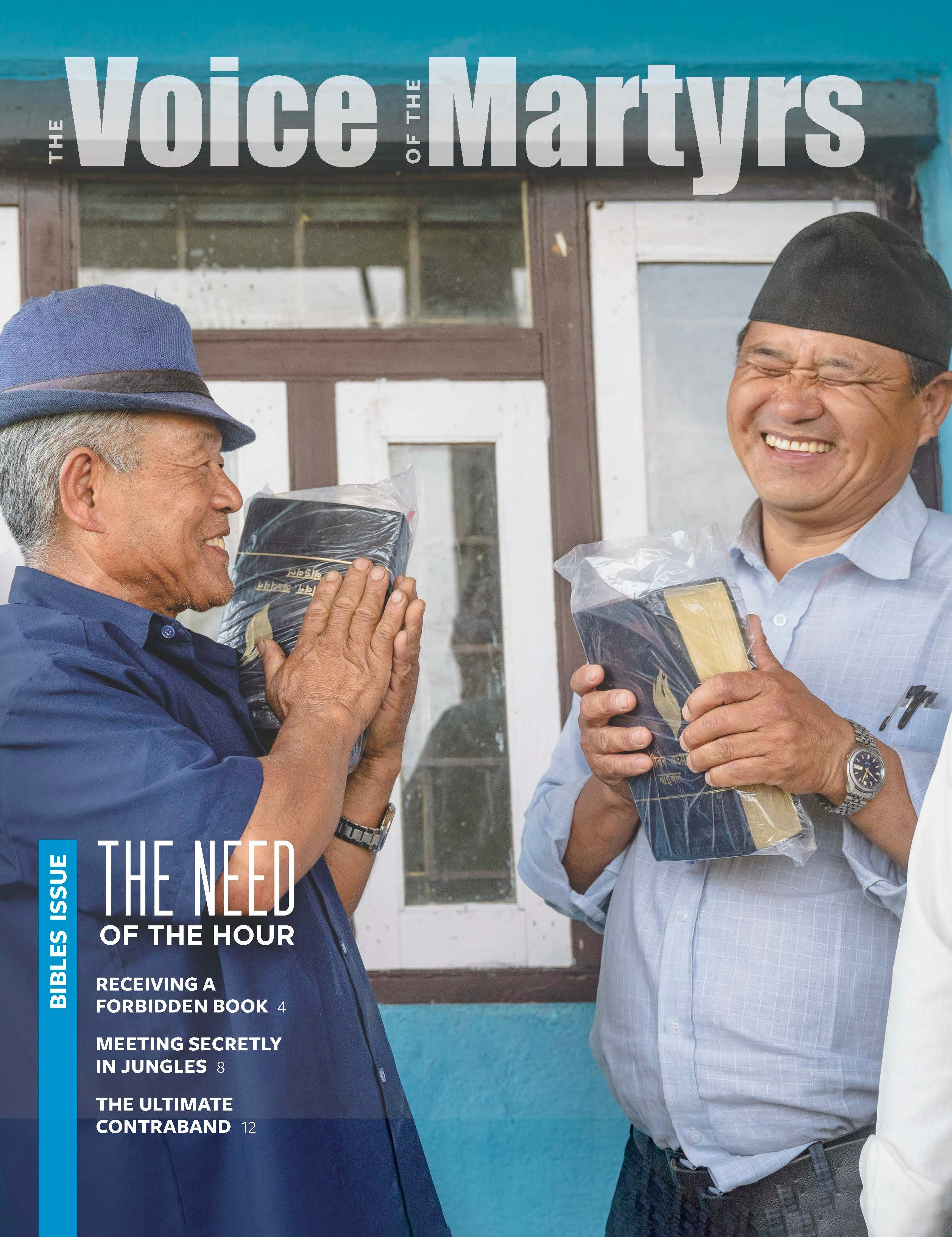 Voice of the Martyrs — April Magazine 2023 design illustrator indesign layout lead design magazine management photoshop