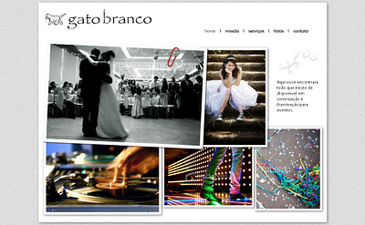 Gato Branco Eventos web desing