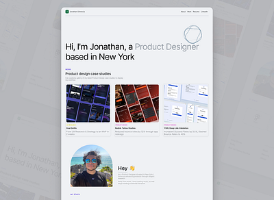 Portfolio Website - Jonpdux.com framer latinx desiners nyc portfolio product designer web design