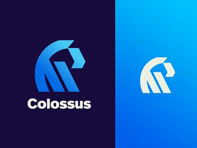 Leonardo da Vinci's Colossus horse + Solar panels animal blue brand branding colossus design graphic design horse illustration logo mark panel solar sun tech vector