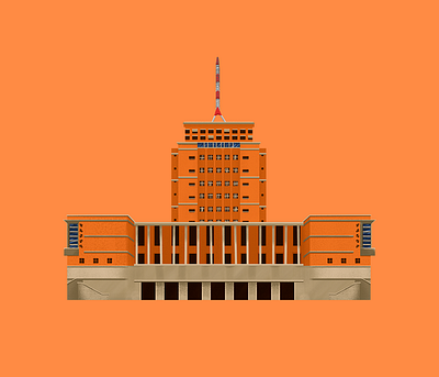 Intendencia de Montevideo building dibujo edificios illustration ilustracion im intendencia montevideo torre tower uruguay