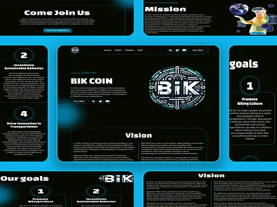 BIKCOIN Meme Coin Landing Page bep20 bitcoin btc crypto landing page crypto landing page design crypto website cryptocurrency eth ethereum meme coin meme coin landing page meme coin landing page design meme coin website meme token meme token website meme token website design memecoin pepe pepe landing page pepe landing page design