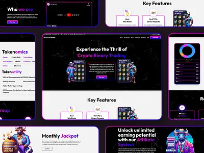 CryptoRush Landing Page Design bep20 bitcoin btc crypto landing page crypto landing page design crypto website cryptocurrency erc20 eth ethereum meme coin meme coin landing page meme coin landing page design meme coin website meme token meme token landing page memecoin pepe pepe landing page