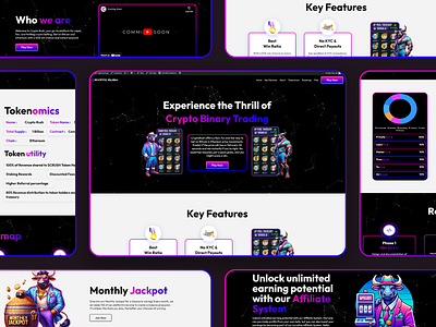 CryptoRush Landing Page Design bep20 bitcoin btc crypto landing page crypto landing page design crypto website cryptocurrency erc20 eth ethereum meme coin meme coin landing page meme coin landing page design meme coin website meme token meme token landing page memecoin pepe pepe landing page