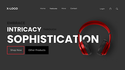 Simple Product Landing Page Design, Html/CSS app design graphic design ui ux web